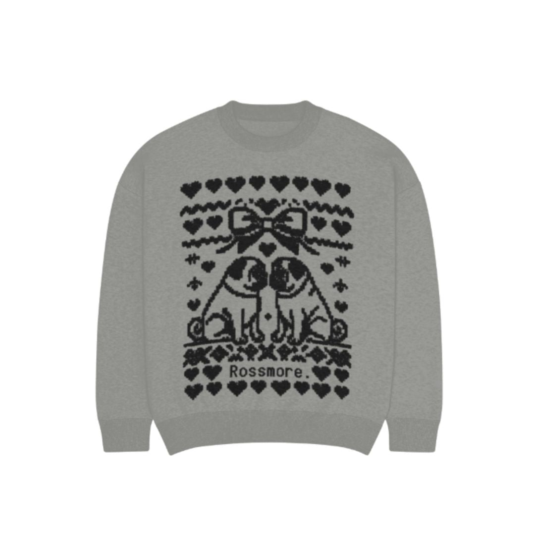 More Love Jacquard Sweater
