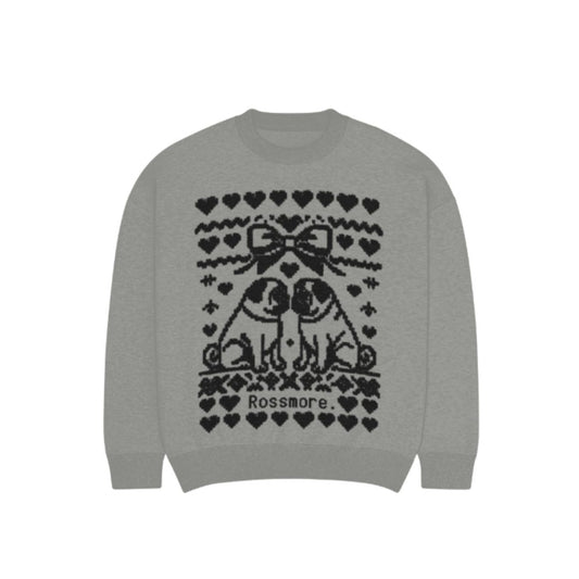 More Love Jacquard Sweater