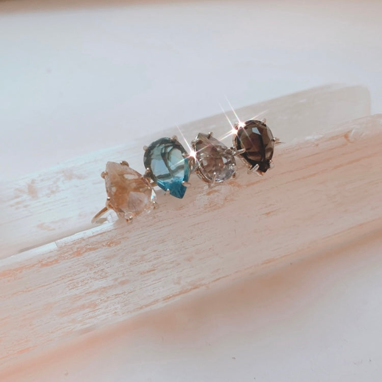 Crystal 'Stone Rose' Cool Palette Crystal Cluster